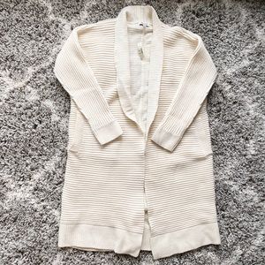 Madewell Ivory Merino Wool Long Cardigan - Sold